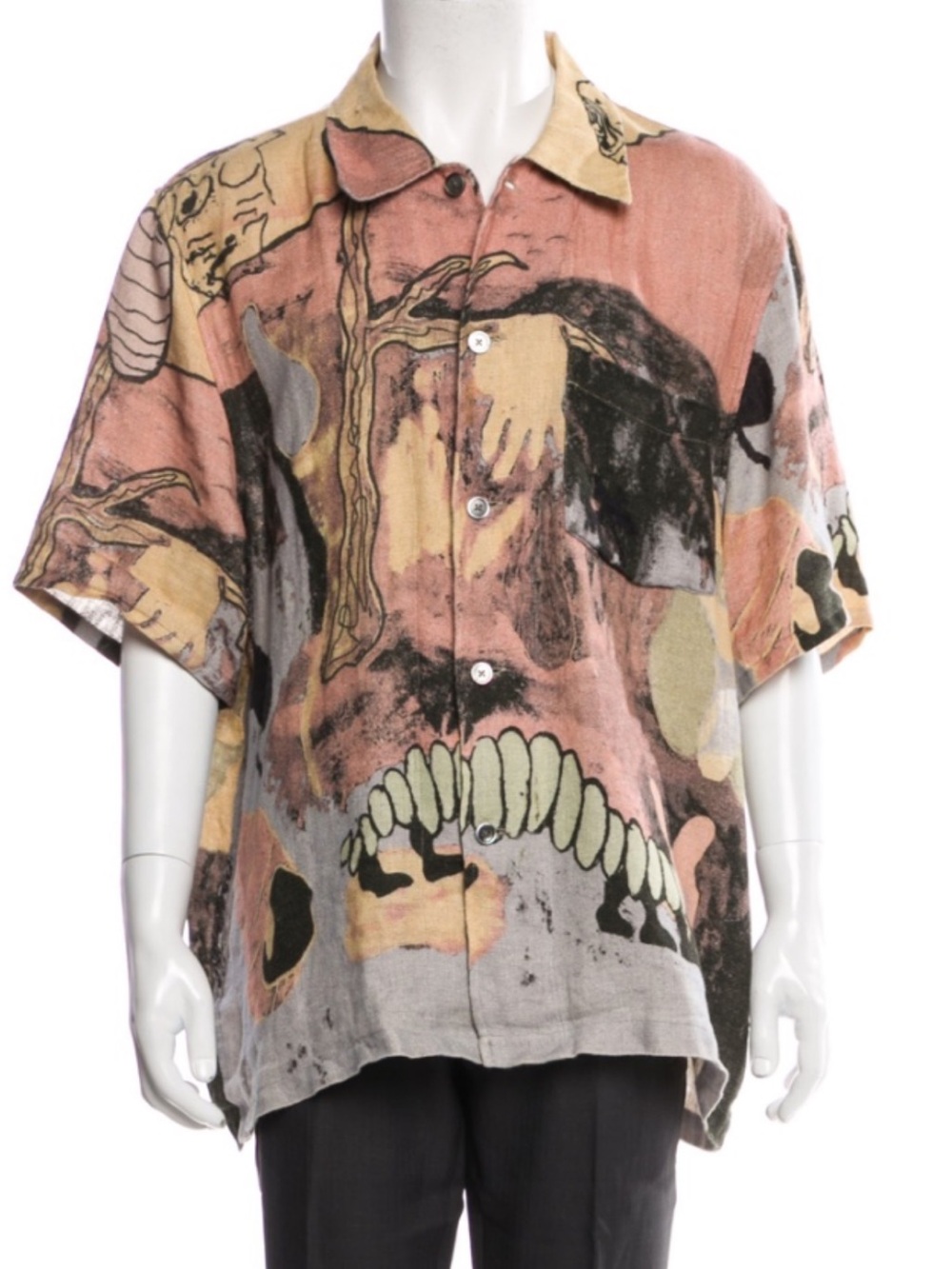 Our Legacy Box Sleeve Vacation Shirt - Acid Landscape